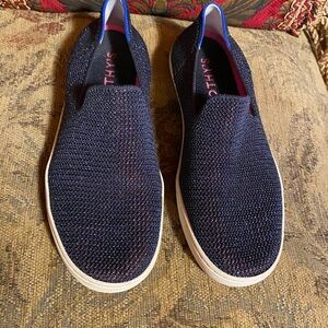 Women's Navy Slip-On Sneakers